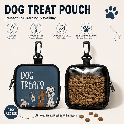 Portable Dog Snack Bag for Everyday Adventures