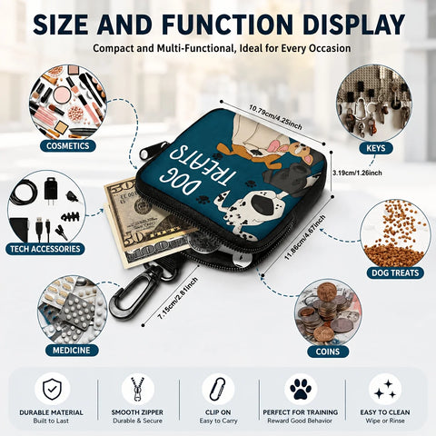 Portable Dog Snack Bag for Everyday Adventures