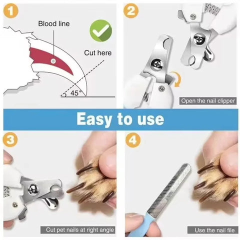Professional Pet Nail Clipper Set for Safe Easy Grooming