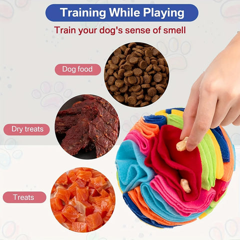 Interactive Snuffle Ball Pets Toy for Fun Foraging Play
