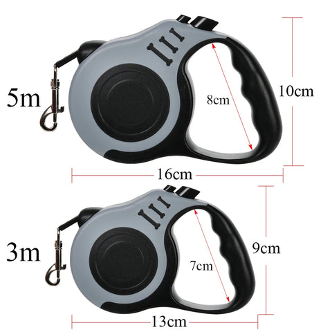 Smooth Control Retractable Dog Leash