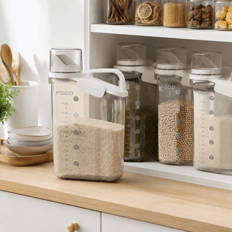 Dry Food Storage Bucket for Pets Airtight Fresh Protection