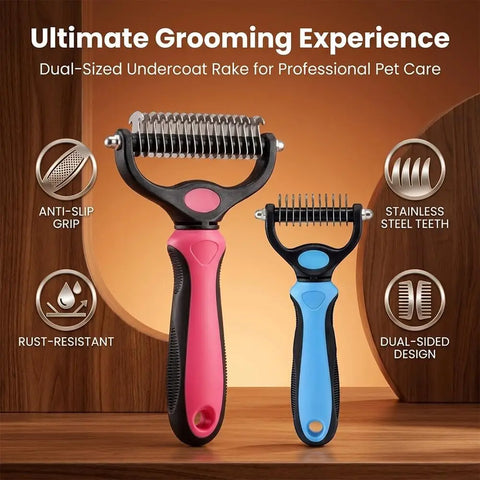 Easy Grooming Dematting Comb for Cats and Dogs Fur Care