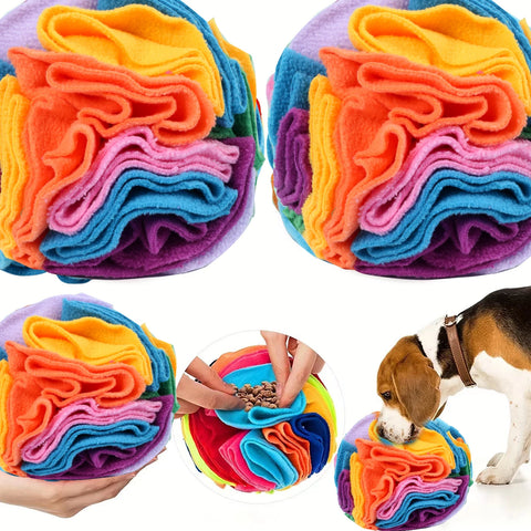 Interactive Snuffle Ball Pets Toy for Fun Foraging Play